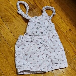 Floral Kids Overalls